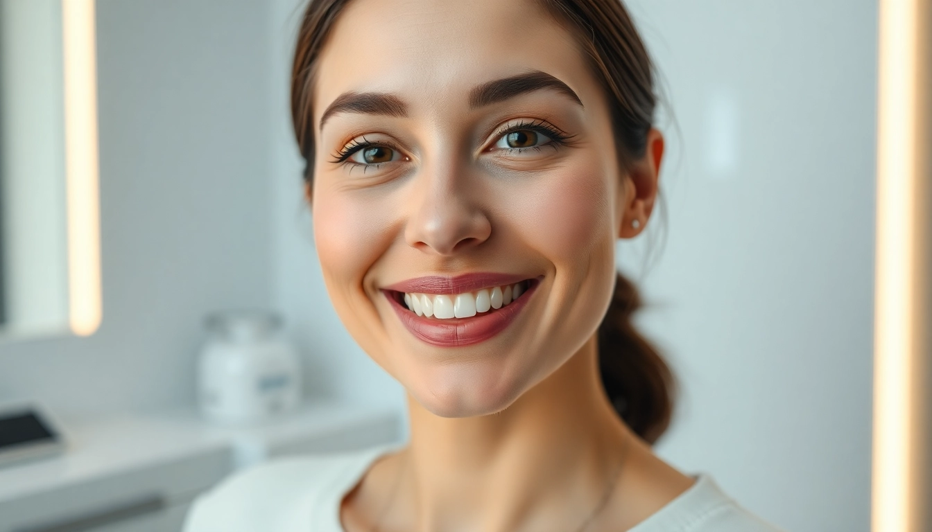 Botox Zürich: A smiling woman with smooth, youthful skin demonstrating natural beauty after treatment.