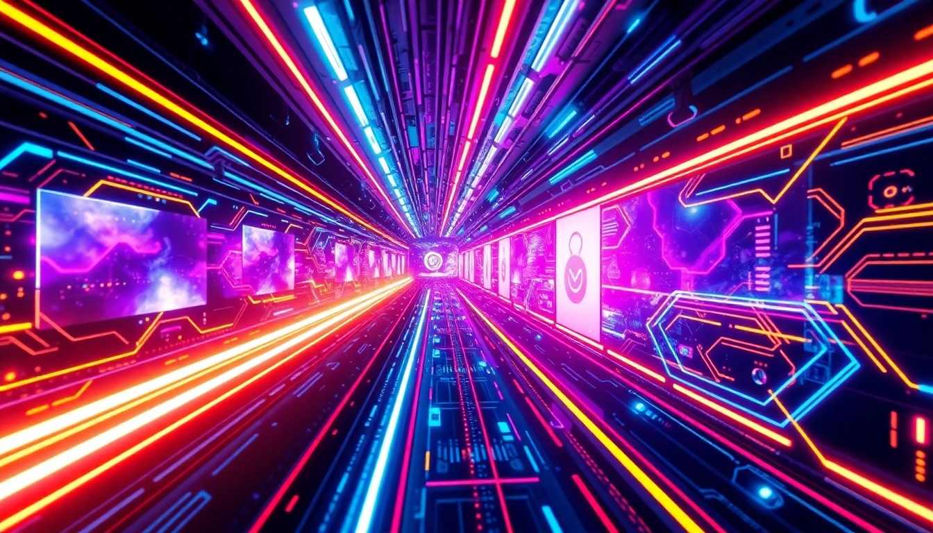 Showcase of a cutting-edge ai image generator no restrictions creating vibrant, detailed visuals in a dynamic digital setting.