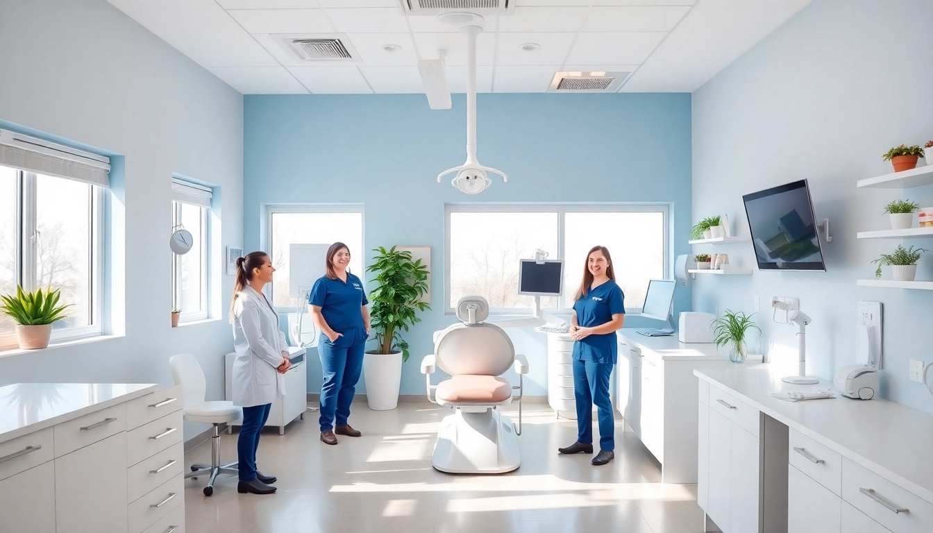 Professional team at Ventura Bright Dental providing caring dental services to patients in a